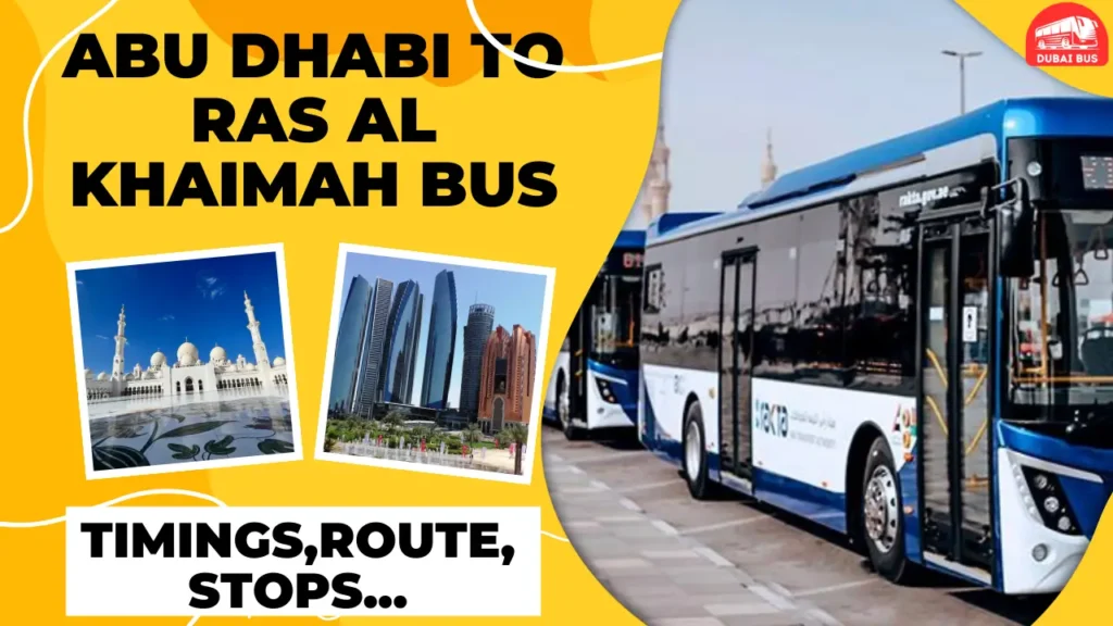 Abu Dhabi To Ras Al Khaimah Bus Timings Fare route distance