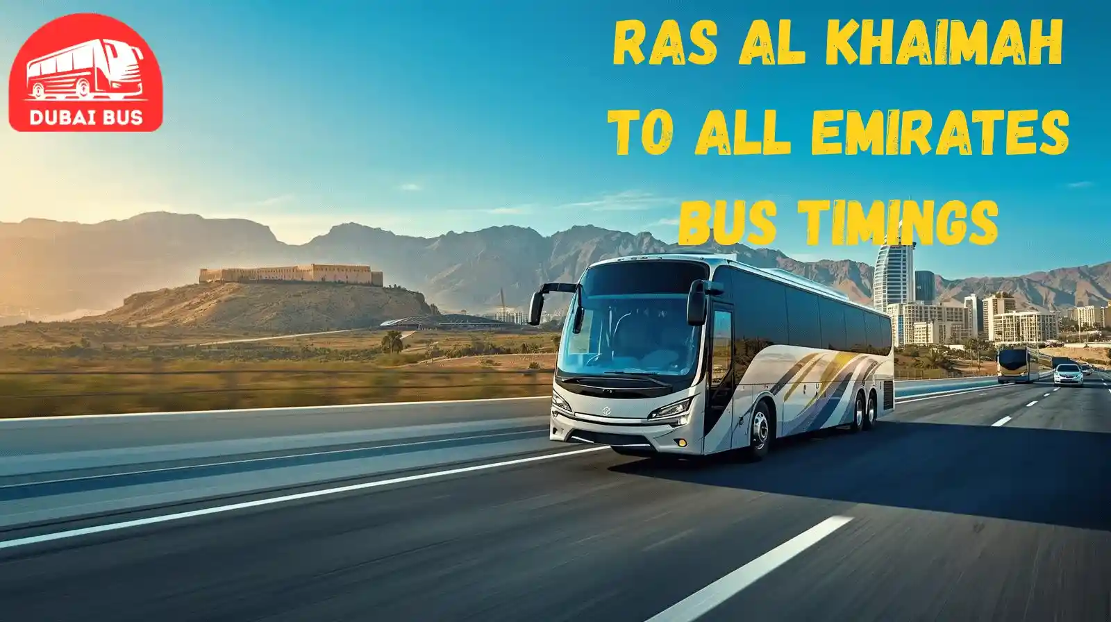 ras al khaimah to all emirates bus timings
