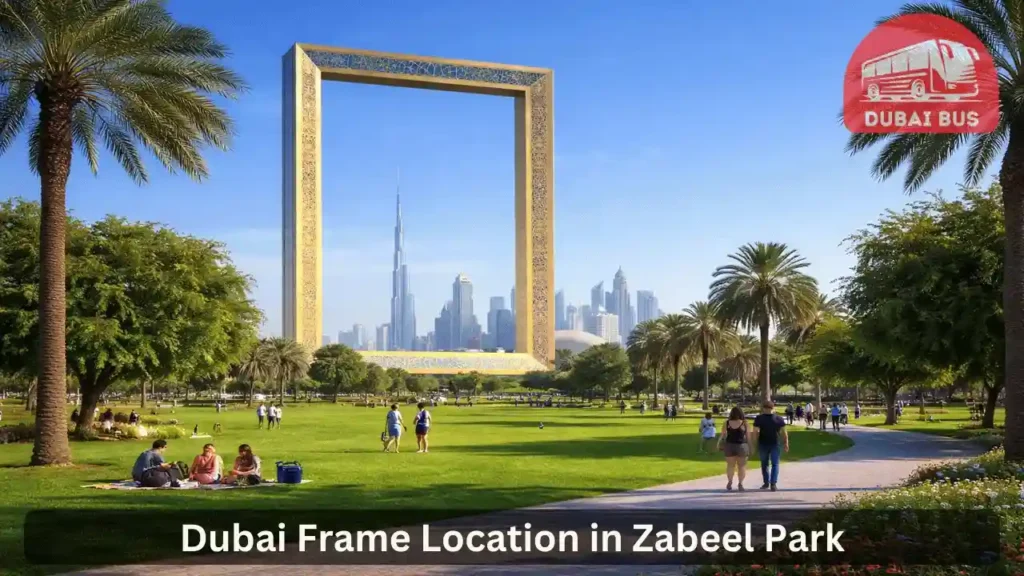 Dubai Frame Location in Zabeel Park