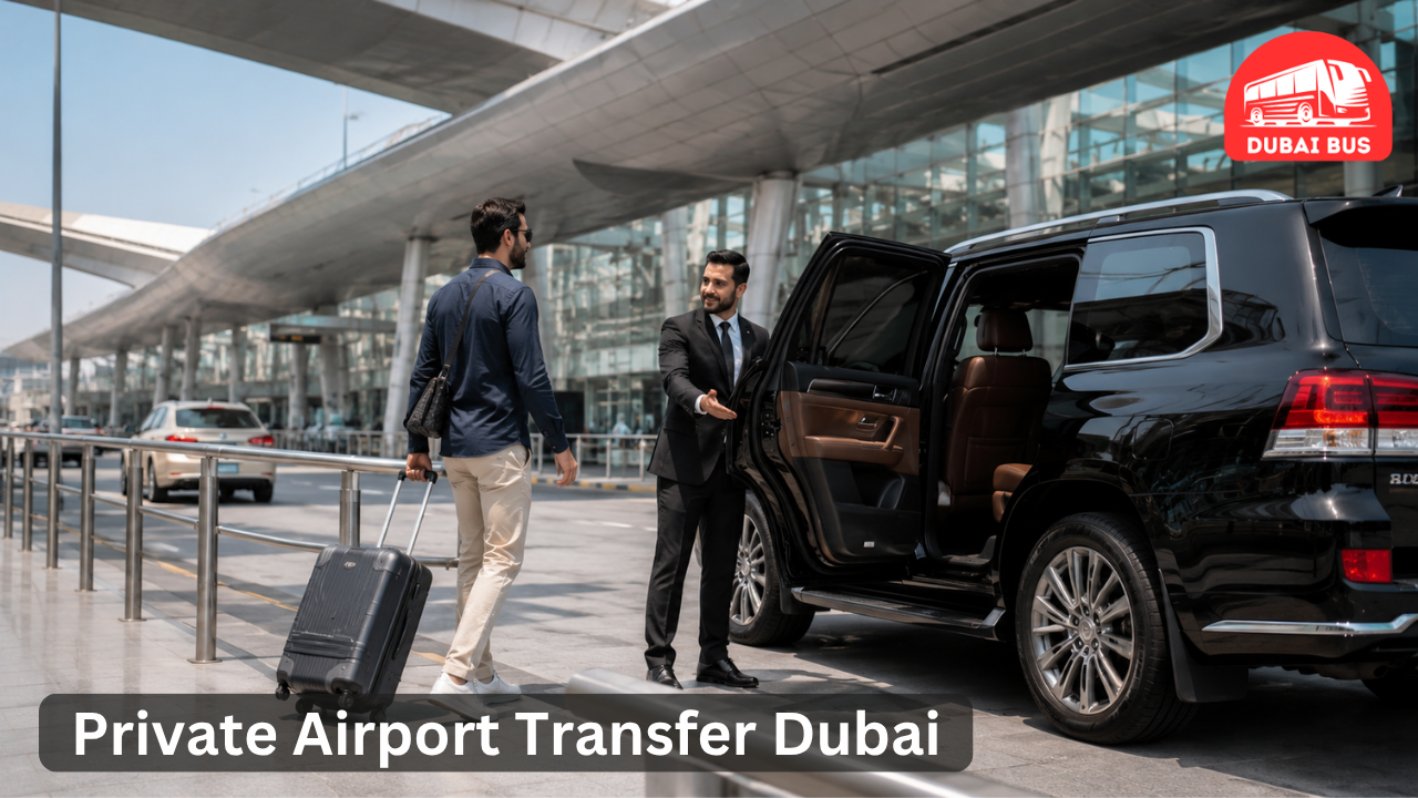 Private airport transfer service at Dubai Airport
