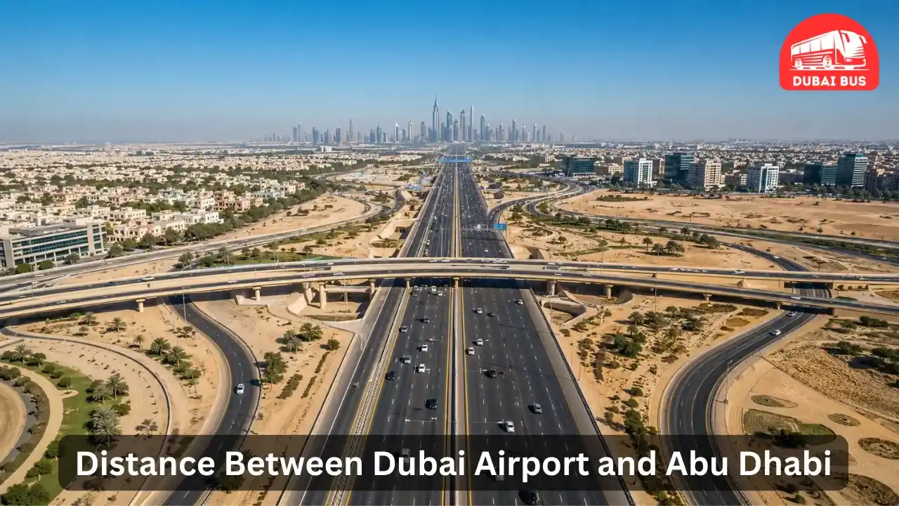 Sheikh Zayed Road connecting Dubai and Abu Dhabi